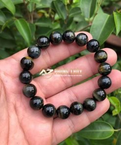 Vòng tay mã não đen cho người mệnh thủy