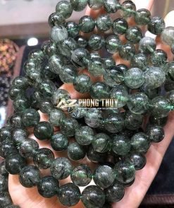 Vòng tay đá thạch anh tóc xanh